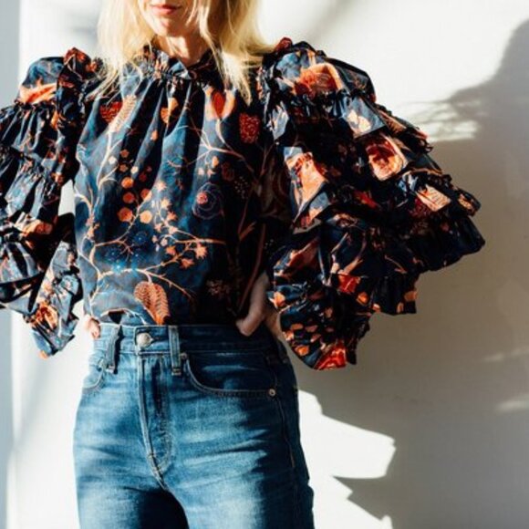 Ulla Johnson Pippa blouse in white - Picture 3 of 5